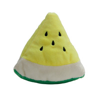 Jouets en peluche sonores pour animaux de compagnie avec un design réaliste en forme de fruits pour chats et chiens - Directement de l'usine