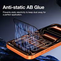 Protection d'écran en verre trempé amélioré anti-explosion de dureté saphir Grade AAA pour iPhone 17 18 Pro 18 Pro Max
