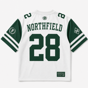 Retro American Football Jersey Short Printed Mesh Sports <b>Fan</b> Wear Vintage Style Custom Team Apparel Breathable Comfortable - Product Image 3