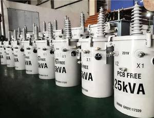 Transformateur monophasé monté sur poteau aérien extérieur 11KV 13.2KV 13.8KV 15 KV - Product Image 5