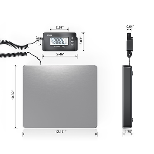 Báscula Digital Portátil Veidt SF-808 para Paquetería y Equipaje, 200kg, Ideal para Envíos y Oficinas Postales - Product Image 3