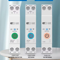 Disjoncteur intelligent LCELE Mini Cuivre 1P 63A 110V/220V Wifi avec contrôle à distance et minuterie 6kA Protection contre les surtensions et les sous-tensions, et les surintensités