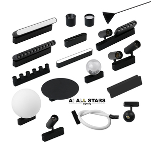 Nhà máy tùy chỉnh thương mại trang trí trong nhà có thể điều chỉnh ánh sáng tại chỗ theo dõi hệ thống chiếu sáng DC24V linh hoạt LED theo dõi đèn - Product Image 2