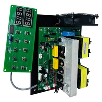 Mesin Pembersih Ultrasonik Universal Papan PCB 28khz-40khz Papan Generator Penggerak Transduser Ultrasonik Digital 600W