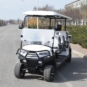 48V 4 Wheel 6 Seater Golf Carts Chinese Travel Electric Grocery Cart Electric Scooters