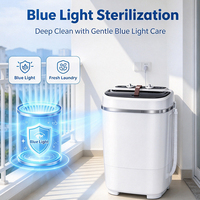 OEM Factory Wholesale Custom High Quality 7.5kg Capacity Laundry Washer Mini Washing Machine