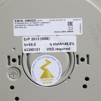 RH50E-4DK.6K.1R ZIEHL-ABEGG A5E31418276 230V AC 5.0 a 1300RPM 1.50KW Ventilateur de refroidissement centrifuge à armoire haute tension