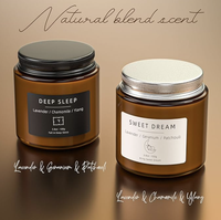 Ensemble de bougies parfumées en cire de soja noire de luxe pour la maison, pour soulager le stress et favoriser le sommeil, cadeaux d'anniversaire