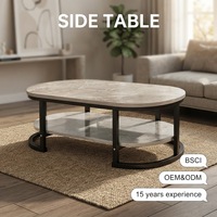 Table basse moderne en métal pour salon, maison, appartement, design de rangement écologique, durable