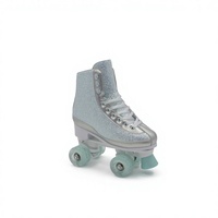 Chaussures de roller professionnelles à quatre roues en PU pour enfants, patins à roulettes d'extérieur