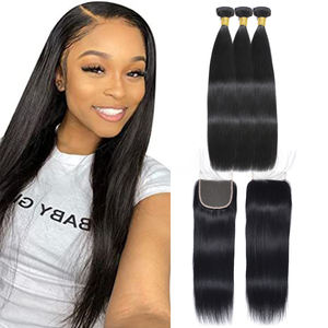 Grado 14a Sdd Virgin Egg Curl Remy Venta real Grado 9a Brasileño + Cabello humano + virgen + cabello Tejido Cierres Top 3 Proveedores China - Product Image 1