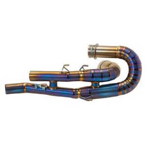 Pour Triumph <span class=keywords><strong>Scrambler</strong></span> <span class=keywords><strong>1200</strong></span> <span class=keywords><strong>Xc</strong></span> grand système d'échappement avant noir en alliage de titane d'escalade - Product Image 3