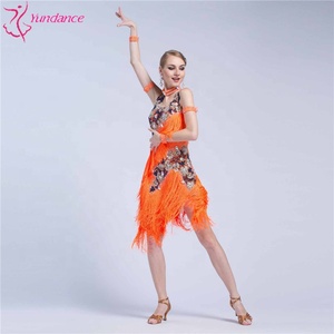 L-16528 Professionnel De <span class=keywords><strong>Danse</strong></span> Latine Robe Taille Personnalisée Concurrence Performance Porter Sexy Robe de <span class=keywords><strong>Danse</strong></span> Latine Pour Femmes - Product Image 2
