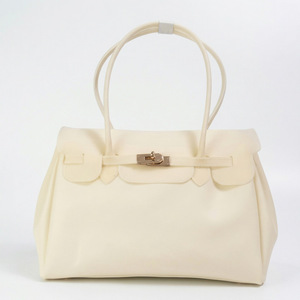 Sac fourre-tout élégant personnalisé en cuir PU pour femme avec fermeture éclair et motif brodé - Product Image 4