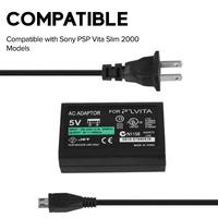 Alimentation électrique de secours 5V, adaptateur USB, cordon de chargement, pour Sony PlayStation PS Vita Slim, PSV 2000