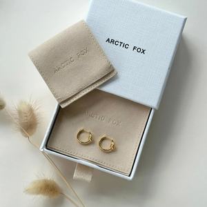 Joyero de regalo de cajón de lujo con logotipo personalizado con bolsa de joyería de microfibra abatible para collar diverso, anillo, pendientes, pulsera, <span class=keywords><strong>tobillera</strong></span> - Product Image 2