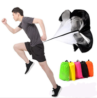 Running Speed Training Fallschirm Sprint Chute Resistance Regenschirm mit verstellbarem Riemen Fitness Kraft training Fallschirm