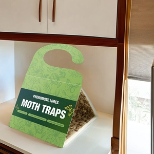 Tùy Chỉnh Hiệu Quả Thu Hút Vải Moth Bẫy Đôi Mạnh Keo Quần Áo Moth Bẫy Với Pheromone Thủ Cho Quần Áo Tủ Quần Áo Bướm Đêm - Product Image 5
