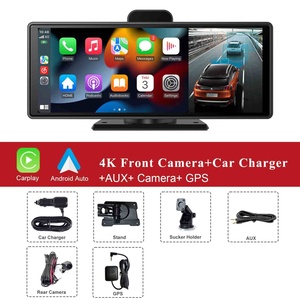 ADINKAM V30S10.26インチダッシュカム4KADASワイヤレスおよび有線CarplayAndroid自動Wifiナビゲーションディスプレイタッチスクリーンモニター - Product Image 2