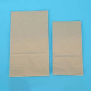 Sac en papier kraft brun personnalisé avec votre propre logo, sans poignée, qualité alimentaire, fournisseur d'usine chinoise. - Product Image 6