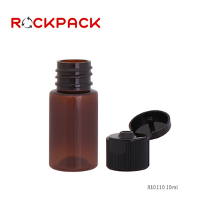Flacons de crème pour les mains en plastique de 10 ml, couleur ambre <span class=keywords><strong>fantaisie</strong></span>, avec bouchons à clapet - Product Image 3