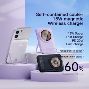 Chargeur portable magnétique sans fil de 15 w, 10000mah, <span class=keywords><strong>batterie</strong></span> <span class=keywords><strong>externe</strong></span> de téléphone portable <span class=keywords><strong>pour</strong></span> cadeau - Product Image 4