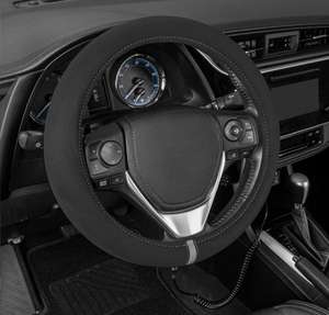 Protecteur de <span class=keywords><strong>volant</strong></span> à main chaude hiver couverture de <span class=keywords><strong>volant</strong></span> de voiture chauffage mettre la manche chauffage électrique <span class=keywords><strong>12V</strong></span> chauffage rapide - Product Image 4