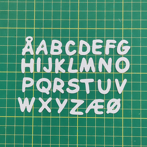 Op maat gemaakte stansmatrijzen 26 hoofdletter alfabet stansmatrijzen metalen stansmatrijzen voor kaartmaken scrapbooking DIY geëtste ambachtelijke stansmatrijzen - Product Image 2