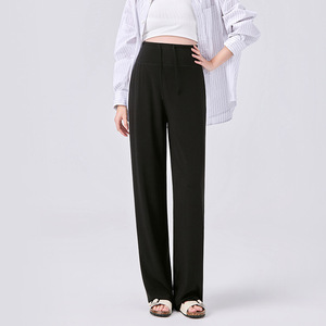 Nouveau <span class=keywords><strong>pantalon</strong></span> de maternité 2026 à jambes larges en viscose, <span class=keywords><strong>taille</strong></span> haute, extensible, amincissant, décontracté, <span class=keywords><strong>grande</strong></span> <span class=keywords><strong>taille</strong></span>, pour l'été - Product Image 6