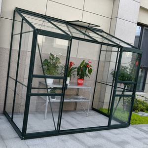 Kit de serre en verre <span class=keywords><strong>Vitavia</strong></span> CR-I52AG moderne et écologique, verre trempé de 1 à 1,2 mm, cadre en aluminium, ventilation du toit, montage facile, pour la maison - Product Image 3