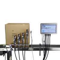 INCODE Company Multiple Head Industrielles Verfalls datum Codierung Tij Online Thermo tinten strahl drucker für Kunststoff Neues Produkt 2020 6.5