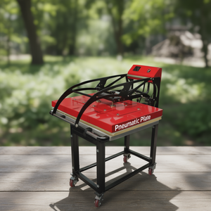 Máquina de Prensa de Calor Neumática de Tipo Plana, Equipo de Impresión Comercial con Operación Automática y Construcción de Acero Rojo - Product Image 2