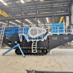 CFTC Station de concassage mobile de gravier montée sur camion 300t, Usine de concassage de pierres haute performance, Type chenillé, Moteur, Roulement, PLC - Product Image 5