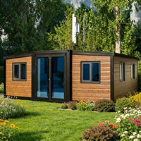 Maison conteneur extensible FLKT, coupe-vent et étanche, garantie 2 ans, directement de l'usine, villa préfabriquée moderne de luxe, mini-maison