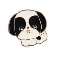 En gros, épingles en émail à motifs de dessins animés, personnalisées, souples ou rigides, avec impression sérigraphique, en métal électroplaqué, pour vêtements et sacs à dos