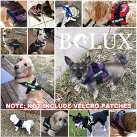 Harnais pour chien de haute qualité, durable, réglable, rembourré et doux, sans traction, pour l'entraînement, la marche et la course