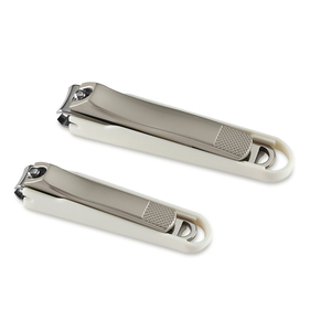 Coupe-ongles portable en acier inoxydable, lame courbée, coupe-doigts, mâchoires larges, anti-éclaboussures, nouveau design, outil de manucure pour adulte, coffret cadeau - Product Image 1
