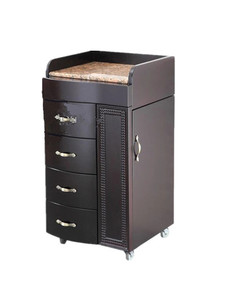 Bomacy <strong>White</strong> Wood Modern Luxury Salon Furniture <strong>Trolley</strong> for Hotel Use - Product Image 2