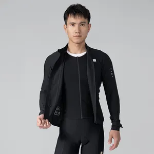 2023 nuevo diseño chaquetas térmicas de ciclismo para hombres chaqueta de invierno de Ciclismo de doble capa chaqueta de ciclismo a prueba de viento logotipo personalizado