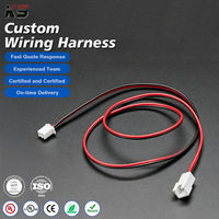 Rangkaian Kabel Konektor JST SH Kustom untuk Sepeda Motor & Mobil, Pitch 1.0mm, 2-15 Pin, Kabel Elektronik