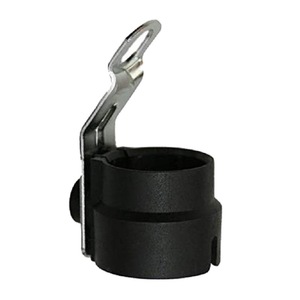 <b>Universal</b> 7 Pin And 13 Pin Trailer <b>Plug</b> Mounting Bracket For Rv And Trailer Steel Black - Product Image 1