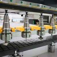 Machine de fraisage CNC automatique ATC 9 kW 2040 avec changement d'outil, commande Syntec, servomoteur, boîte de vitesses haute rigidité, 3 axes