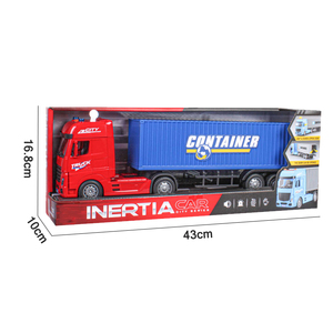 <span class=keywords><strong>Voiture</strong></span> de <span class=keywords><strong>Jouet</strong></span> QS de Haute Qualité pour Enfants, Modèle de <span class=keywords><strong>Camion</strong></span> à Portes Ouvrantes à l'Échelle 1:18, Véhicule de Simulation en Plastique à Friction avec Lumières et Sons - Product Image 6
