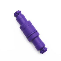 Conector macho y hembra de aviador, GX16, estilo industrial mate, 4 pines, colorido, GX16, para Cables USB en espiral, envío directo