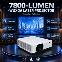 Projecteur laser WUXGA haute luminosité 7800 lumens pour salle de conférence, auditorium et éducation
