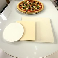 Panneau de briques réfractaires Ensemble de pierre à pizza réfractaire Pierre à pizza ronde pour four