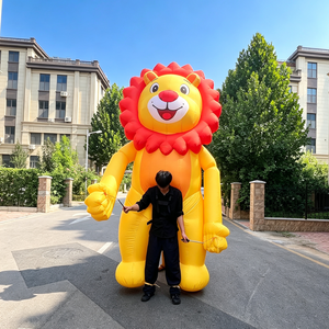 Disfraz de León Gigante Inflable para Caminar, Animal de la Selva, Publicidad Personalizada, Resistente al Agua, Resistente al Sol, Duradero para Exteriores - Product Image 2