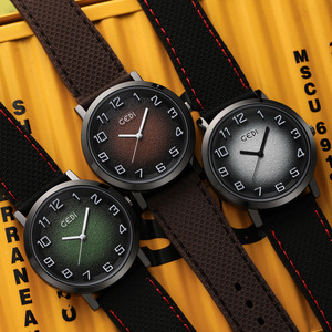 Montre en silicone minimaliste et haut de gamme pour homme, populaire, sportive, étanche et esthétique, à quartz. - Product Image 4