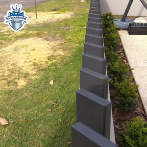 Hiện đại sang trọng thiết kế màu đen hợp kim nhôm vườn đá đen hàng rào bảo mật an toàn cao dễ dàng lắp ráp <span class=keywords><strong>trellis</strong></span> Gates 5.0 đánh giá - Product Image 2