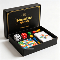 Individuell Bedrucktes Professionelles Gehirntraining-Kinderspielset für Partys und Aktivitäten, Tragbares Mehrspieler-Lernbrettspiel